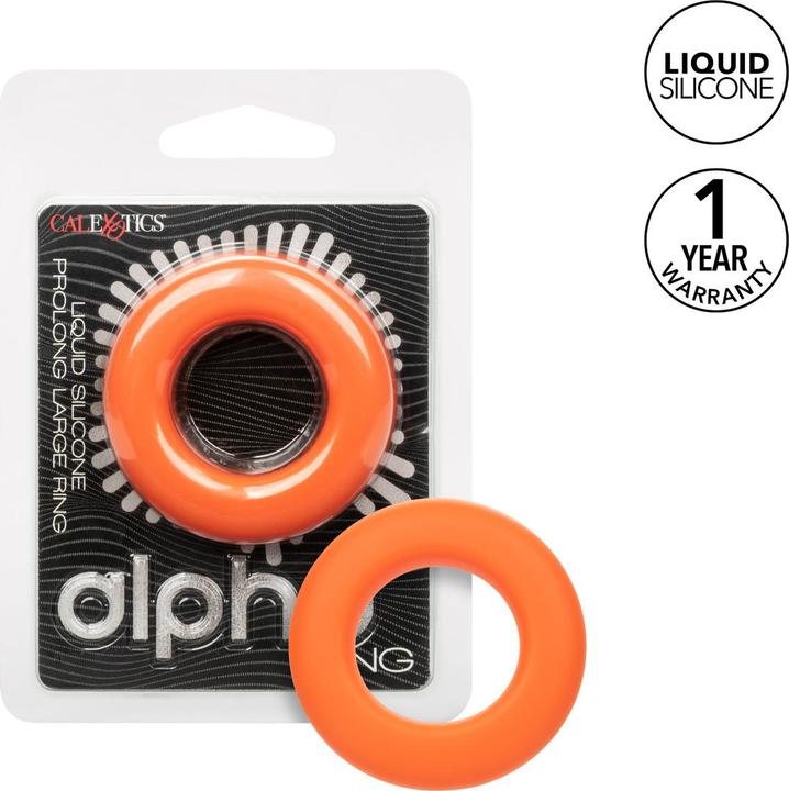 Produktbild CalExotics California Exotics - Alpha Prolong Grosser Ring Orange (3.25 cm)