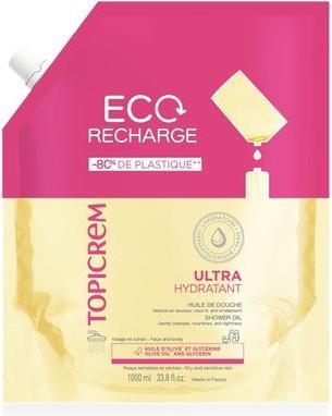 Actual product image Topicrem Recharge Ultra Hydrating Shower Oil With Olive Oil And Glycerin - 1000 Ml (1000 ml)