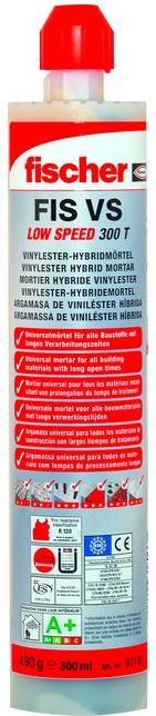 Productafbeelding Fischer Injectiemortel FIS VS 150 C (1 Pcs.)
