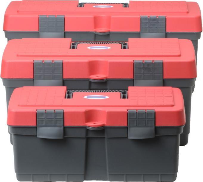 Image du produit Hünersdorff Mallette à outils ALPHA MAXI en PP gris/rouge 260x560x230 mm (1 pièces)