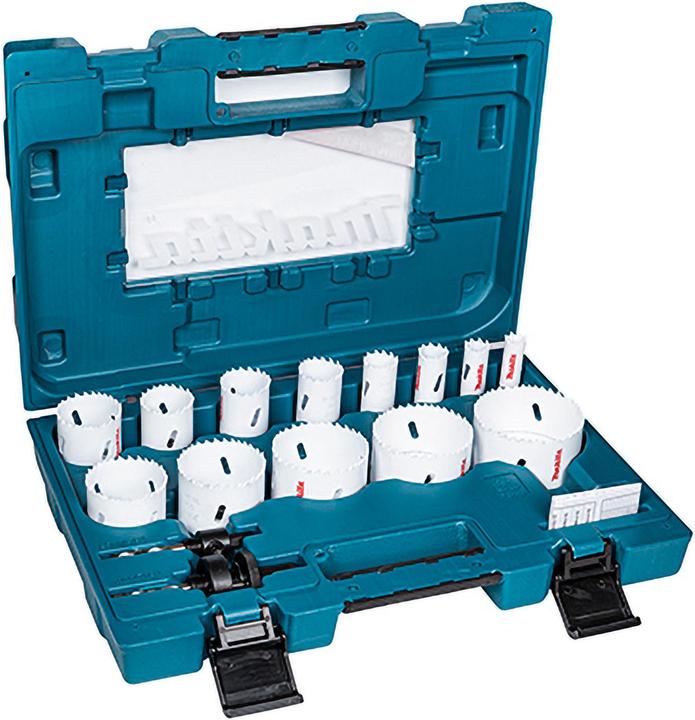 Makita Kit de scies cloche universelles (16, 19, 22, 25, 32, 35, 37, 44, 51, 57, 64, 68, 76 mm)