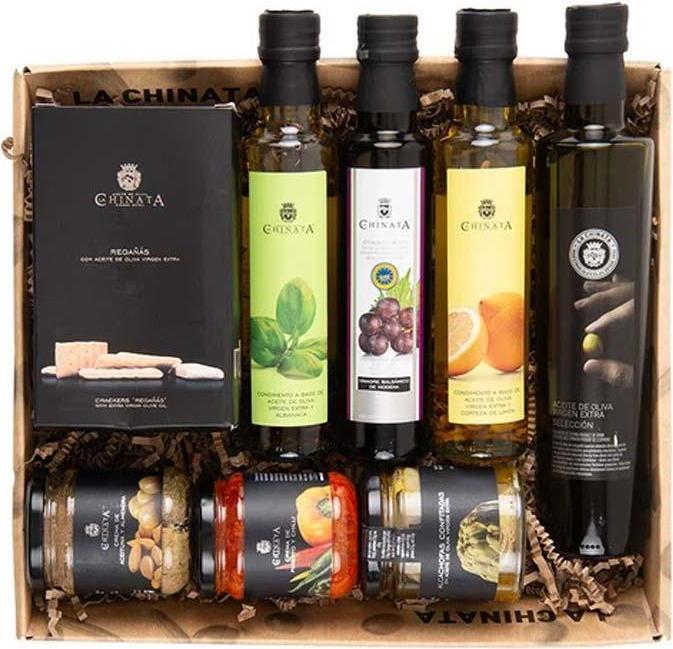 Actual product image TOP Gourmet gift set with olive oil, balsamic vinegar and antipasti
