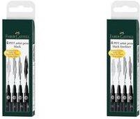 Image du produit Faber-Castell PITT Stylo d'artiste (Noir, 4 x)