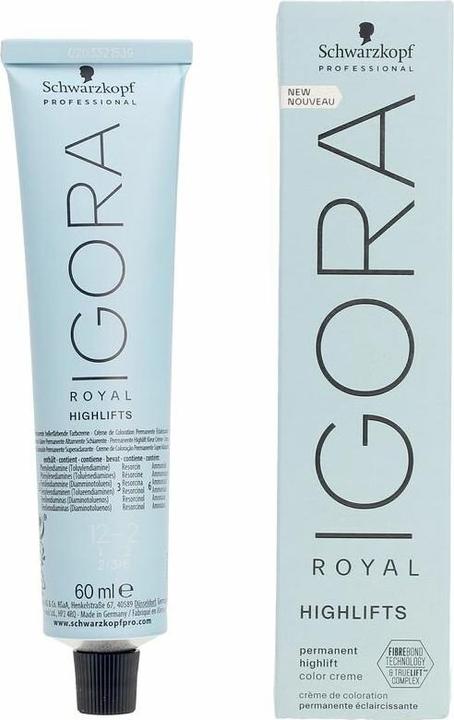 Produktbild Schwarzkopf IGORA ROYAL HIGHLIFTS #12-2 60 ml (12-2 Spezialblond Asch)