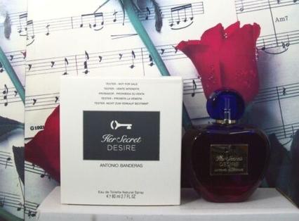 Actual product image Antonio Banderas Her Secret Desire EDT Spray 2.7 fl. oz. (Eau de toilette)