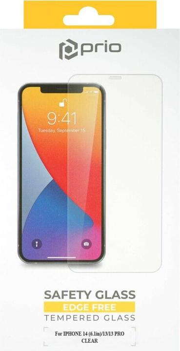 prio Pellicola protettiva in vetro temperato per iPhone 14/13/13 Pro clear (1 Pezzo/i, Apple iPhone 14, Apple iPhone 13, Apple iPhone 13 Pro)