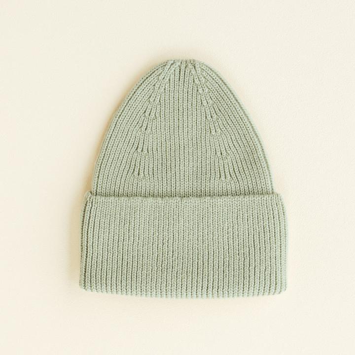Hvid Beanie Fonzie Mint