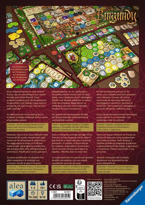Actual product image Ravensburger The Castles of Burgundy (German)