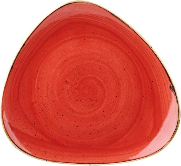 Image du produit Churchill Stonecast Berry Red Triangle Assiette plate 26.5cm (1 x, 26.50 cm)