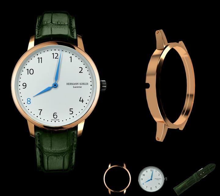 Hermann Kobler Lausanne W-RG-DGA (40.50 mm)