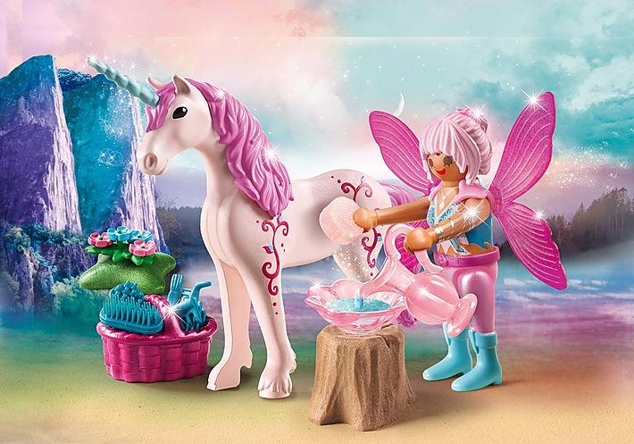 Produktbild Playmobil Einhorn mit Pflege-Fee (70658)