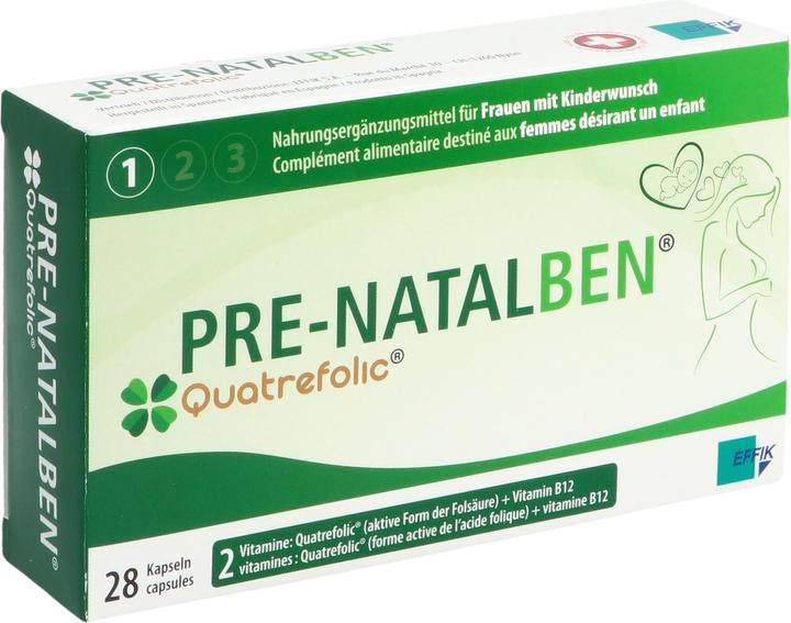 Actual product image Natalben Quatrefolic (28 Piece, Capsules, 28 g)