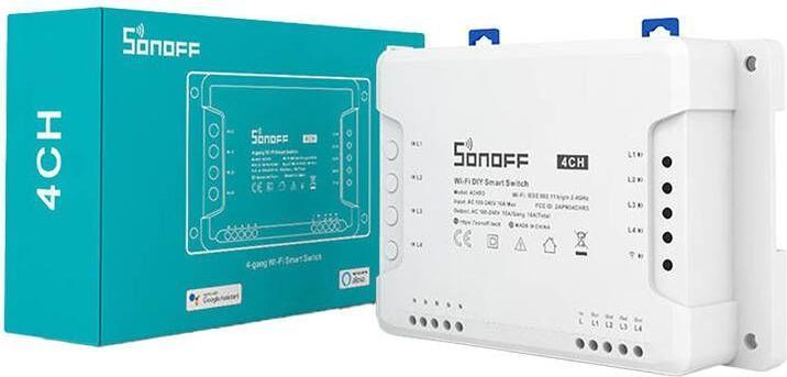 Actual product image Sonoff 4CHR3 (Switch actuator)