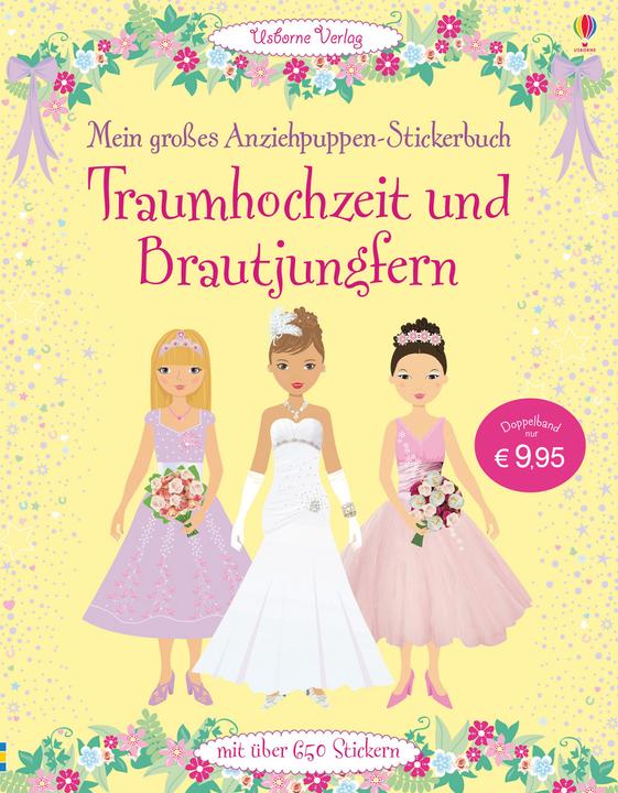 Image du produit Mon grand livre d'autocollants de poupée habillée : Mariage de rêve et demoiselles d'honneur
