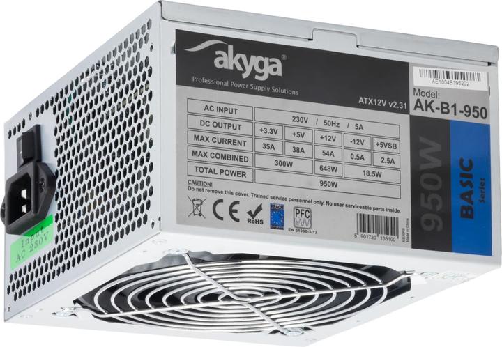 Actual product image Akyga Zasilacz Basic 950W (AK-B1-950) (950 W)