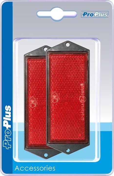 Immagine prodotto ProPlus Riflettore rosso 104x40mm fissaggio a vite 2 pezzi in blister