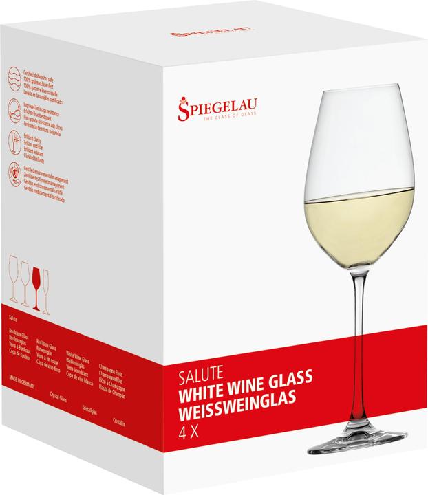 Actual product image Spiegelau Salutes (46.50 cl, 4 Glasses, White wine glasses)