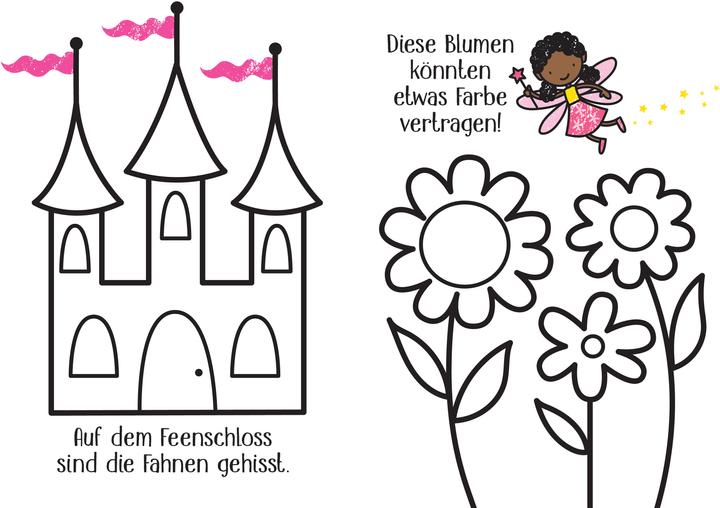 Produktbild Kleine Kreativ-Werkstatt – Mein Ganz-einfach-Ausmalen-Koffer: Feen, Meerjungfrauen, Einhör