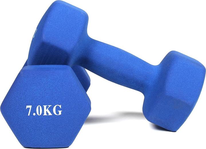 Gladiatorfit Neopren-Hanteln (2 x 7 kg)