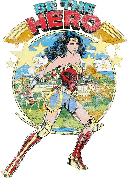 Actual product image Wonder Woman Unisex Adult Be The Hero T-Shirt (XXL)