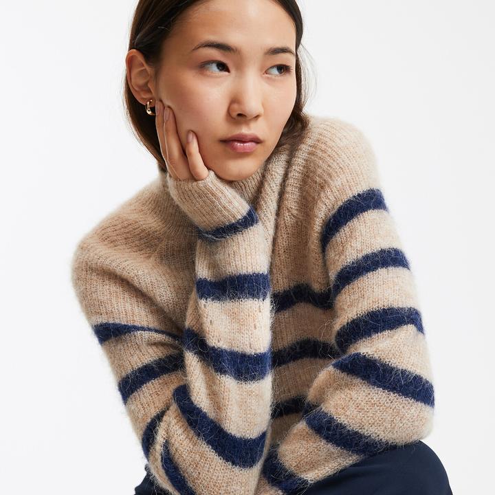 Actual product image La Redoute Collections Streifenpullover Signature ARISTIDE mit Alpakawolle (M)