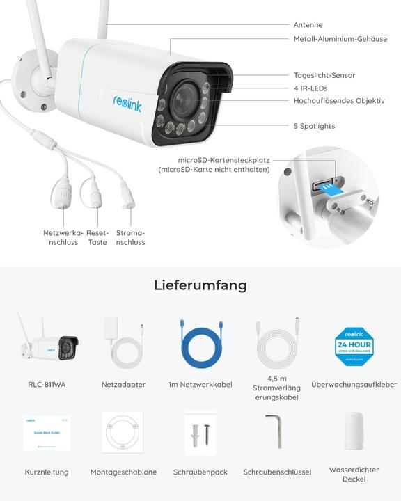Produktbild Reolink W430-4K 8MP (3840 x 2160 Pixels)