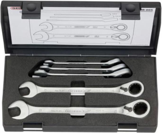 Actual product image Gedore Combination ratchet wrench set (9 mm, 16 mm, 18 mm, 11 mm, 12 mm, 17 mm, 15 mm, 13 mm, 19 mm, 8 mm, 10 mm, 14 mm)