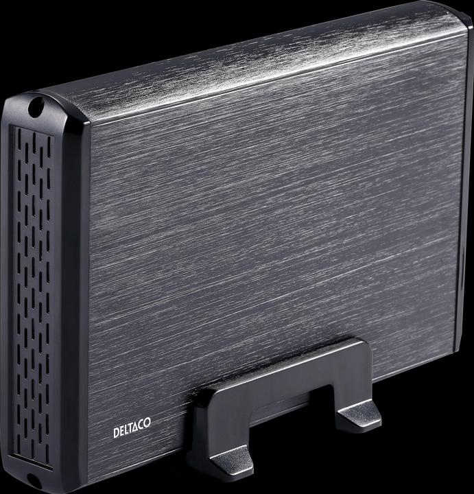 Actual product image Deltaco HDD case SATA 3.5 "USB 3.0, black (3.5")