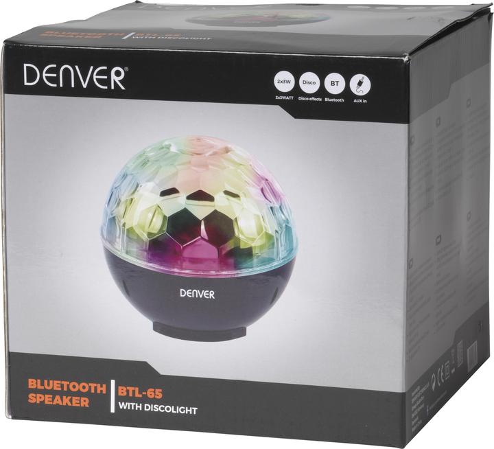 Actual product image Denver BTL-65 Loudspeaker (3 h, Rechargeable battery operated)