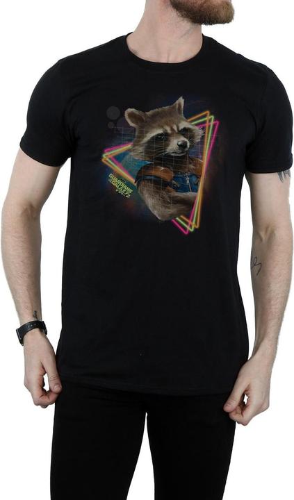 Guardians of the Galaxy Rocket Raccoon Neon Baumwolle TShirt (M)