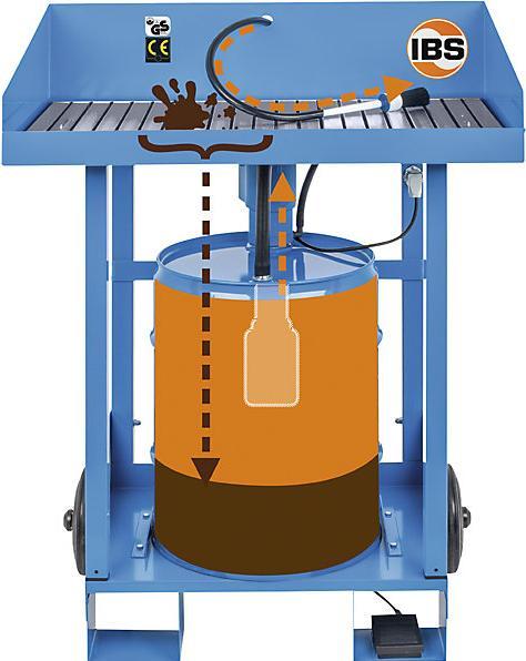 Produktbild kaiserkraft Kleinteilereiniger mobil, für Fassgrösse 50 l (1 Stk.)