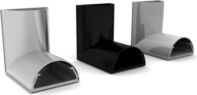Immagine prodotto Multibrackets Angolo per cavi in alluminio Canaline per cavi (Foro cavo, 1 cm)