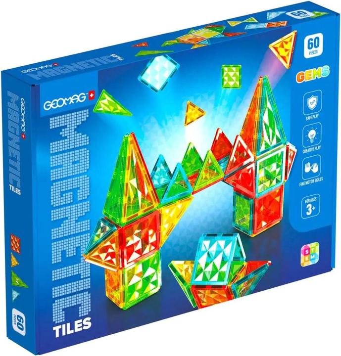 Produktbild Geomag Magnetic Tiles Gems