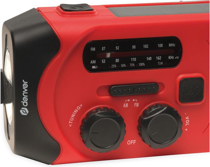 Produktbild Denver Radio SCR-2000 Solar-Kurbelradio (AM, FM)