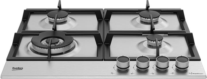 Image du produit Beko HIAW64225SXE Acier inoxydable encastré 58 cm Gaz 4 Cuisinière(s)
