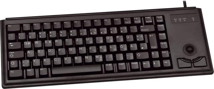 Actual product image CHERRY Compact corded Trackball Keyboard USB black (US) US English with EURO symbol (US, Cable)
