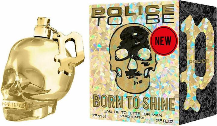 Actual product image Police To Be Born To Shine Man Eau De Toilette Spray 75ml (Eau de toilette, 75 ml)