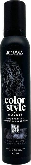 Immagine prodotto Indola Mousse Color Style Antracite 200 ml (200 ml, Agente schiumogeno)