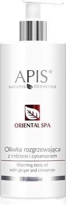 Apis Natural Cosmetics Oriental Spa rozgrzewająca oliwka do masażu z imbirem i cynamonem 500ml (Körperlotion, 500 ml)