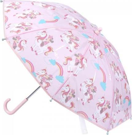 Minnie Mouse Minnie - Regenschirm Poe manuell, 42 cm, rosa