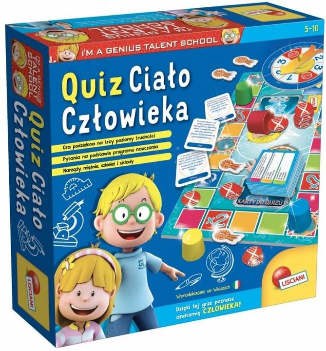 Lisciani I Am Genius. Quiz - The Human Body (304-PL67794) (Polish)