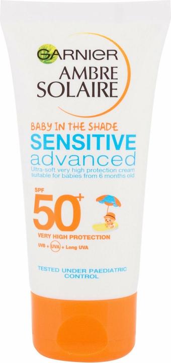 Garnier Ambre Solaire Kids Sensitive Advanced Baby In The Shade (Sonnenmilch, SPF 50, 50 ml)