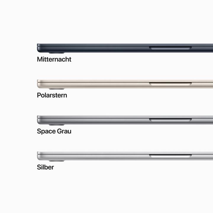 Produktbild Apple MacBook Air – 2023 (15", M2, 16 GB, 256 GB, DE)