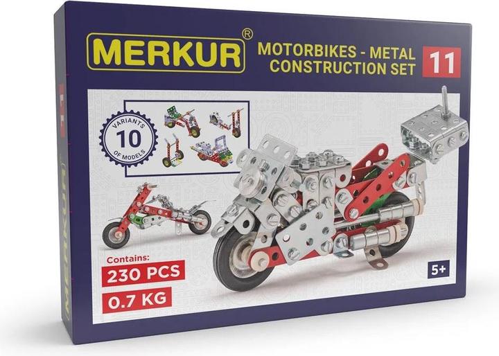Produktbild Merkur 011 Motorcycle, 230 Teile, 10 Modelle