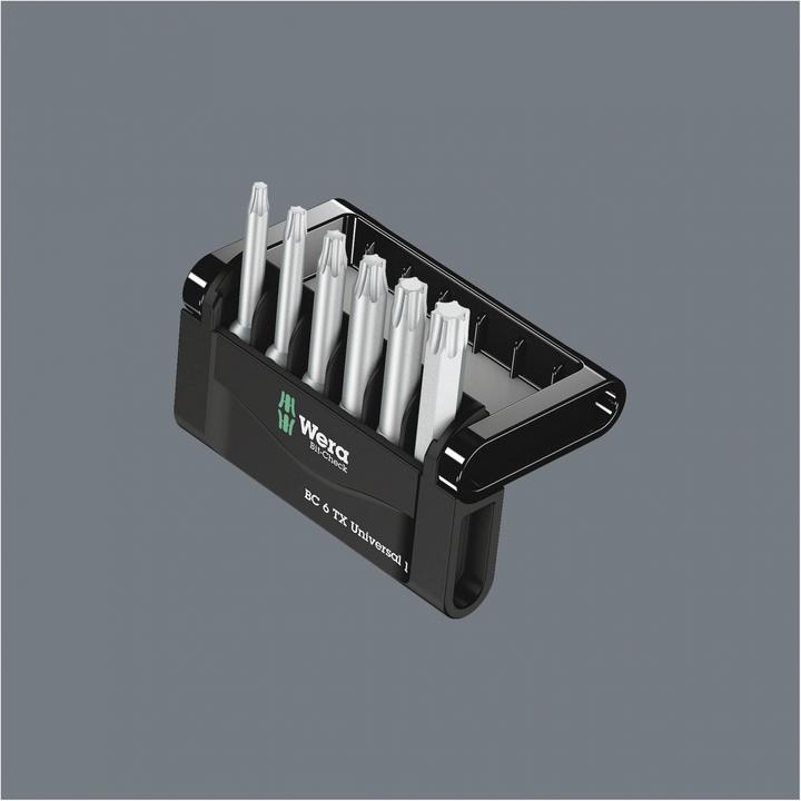 Produktbild Wera Bit-Check 6 TX Universal 1 (Innensechsrund TX M10, Innensechsrund TX M15, Innensechsrund TX M20, Innensechsrund TX M30, Innensechsrund TX M25, Innensechsrund TX M40)