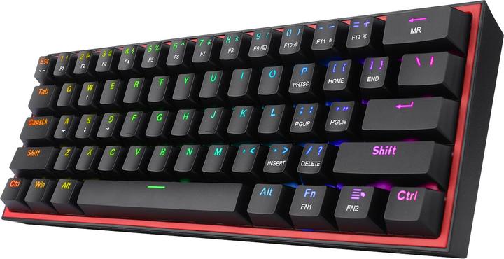 Image du produit Redragon Klawiatura K617 Fizz Red switch (K617-RGB) (US, Filaire)