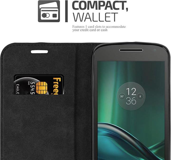 Immagine prodotto Cadorabo Copertina magnetica invisibile del libro (Motorola Moto G4 Plus, Motorola Moto G4)