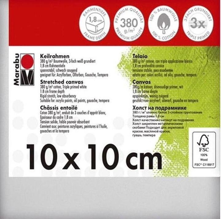 Actual product image Marabu stretcher frame (10 x 10 cm)