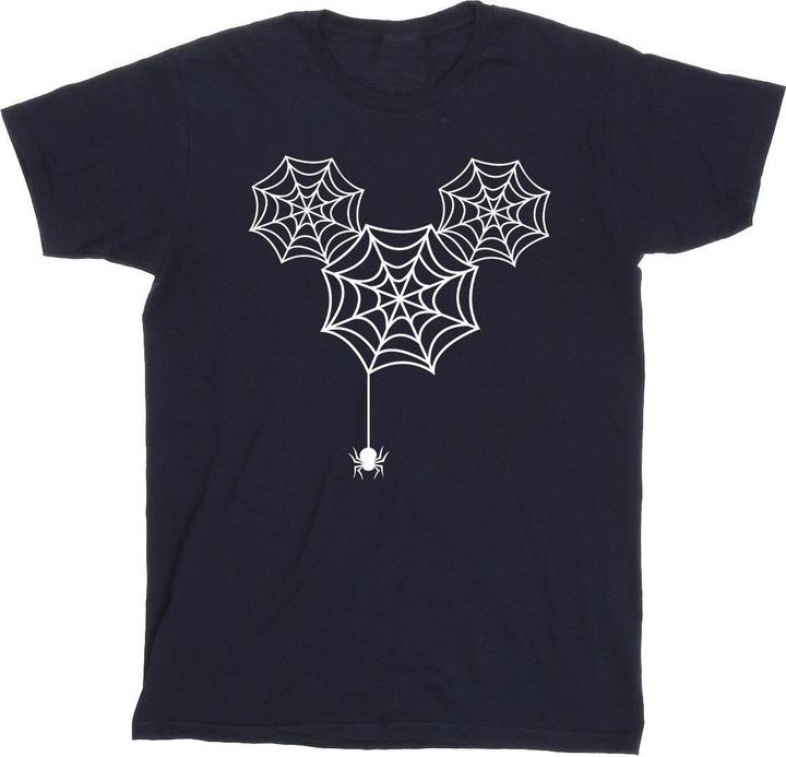 Disney Mickey Mouse Spider Web Head TShirt