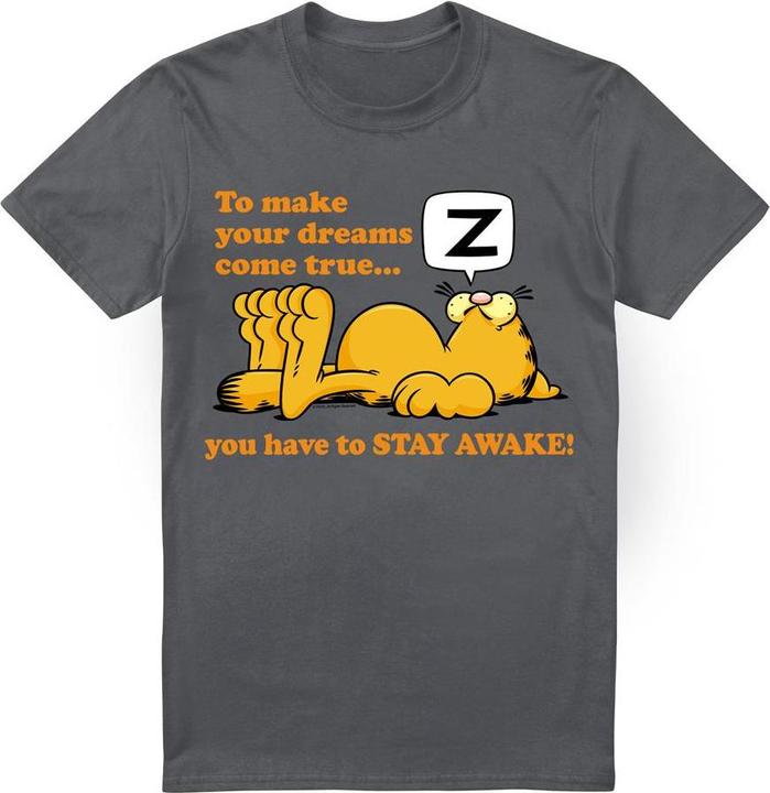 Immagine prodotto Garfield Stay Awake Maglietta Uomo (L)